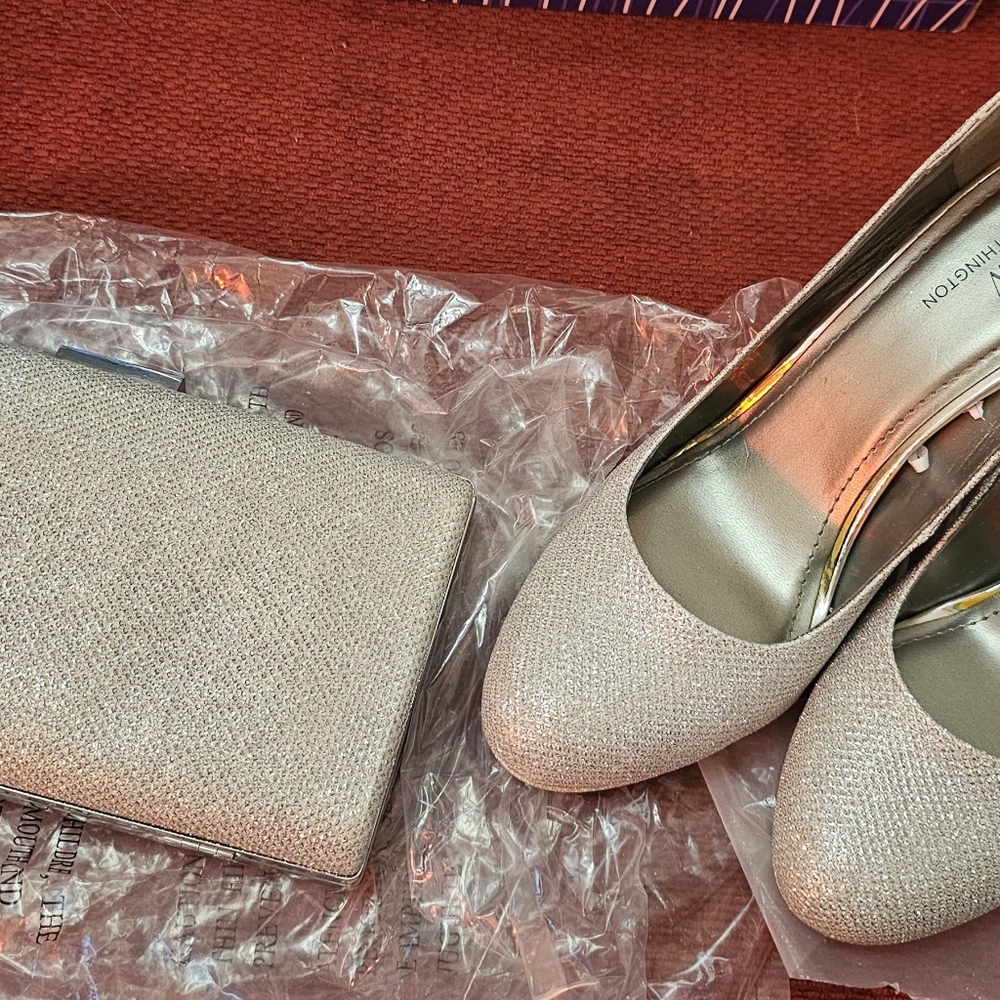 Dress Shoes, Purse, & Jewelry